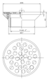 Boca de Impulsão e Aspiração - Inox / Latão - IOT-POOL