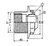 HAY-250-0130 (3310/3312/3315) HAYWARD-Druckdüsen - zum Auswechseln