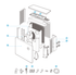 MR SILENCE BLUEZONE heat pump - spare parts