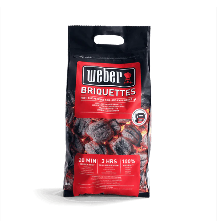 Kit Copo Acendedor Rapidfire WEBER + Briquetes 8kg Weber