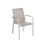 Cadeira em Alumínio e Tecido CHIERI Sined