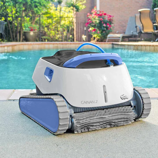 Aspirador de Piscina Eléctrico e Automático Dolphin CAINAN 2 Maytronics limpa fundos robot