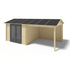 Tuinhuis Aluminium deuren 300 x 300 + 280 cm