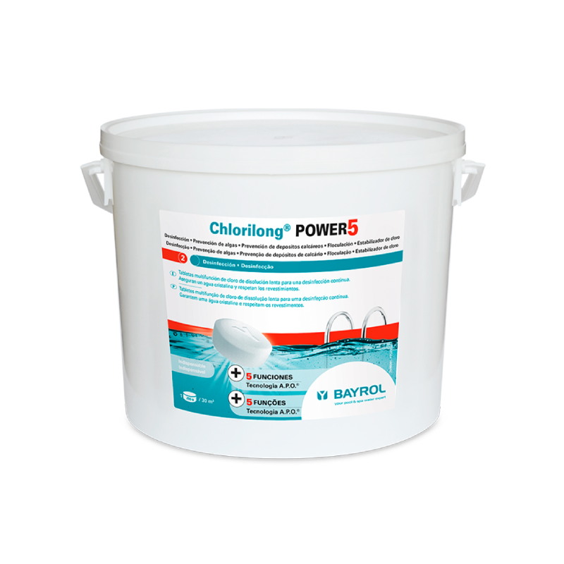 Chlorilong® POWER 5 functies tabletten 250g 5kg