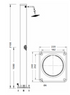 Chuveiro solar PVC - Depósito 38 l - Basic - IOT-POOL