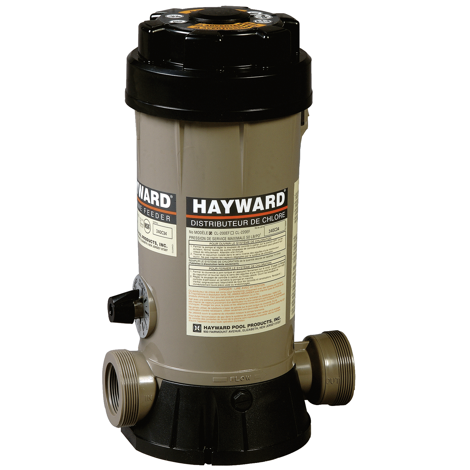 DOSEADOR DE PASTILHAS PermaGlass XL - HAYWARD - IOT-POOL