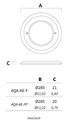 Tampa circular Inox AQA-AE-F