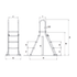 Safety Ladder for Raised Swimming Pools