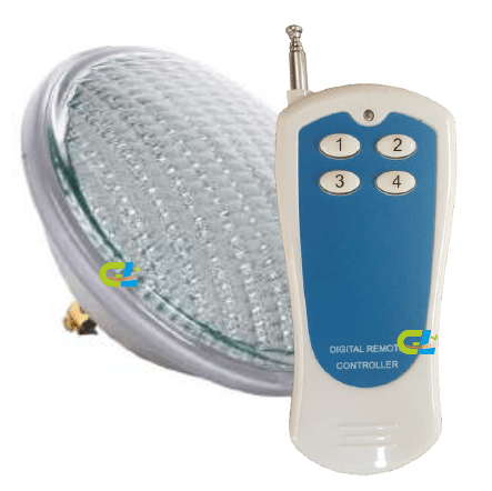 Lâmpada LED PAR 56 RGB com Comando - IOT-POOL