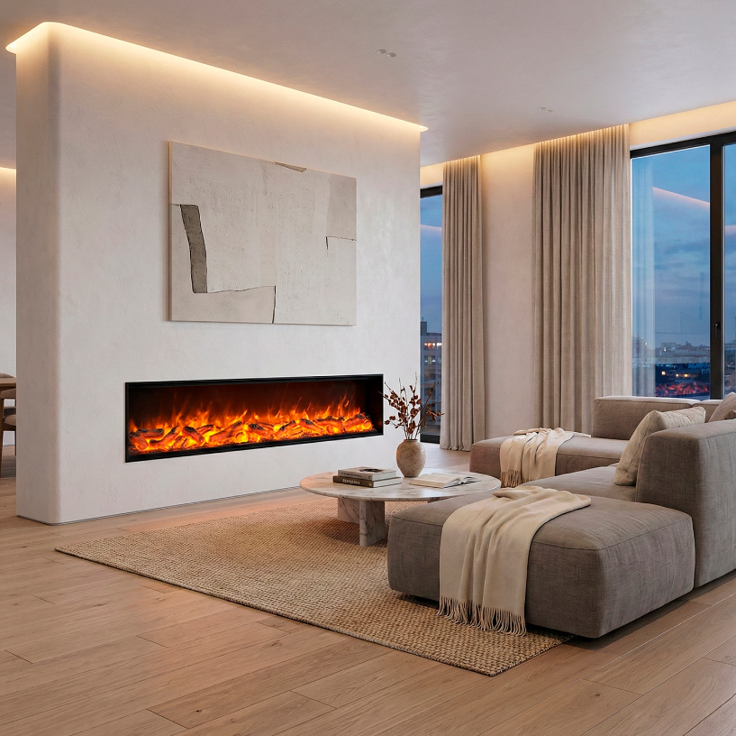 Lareira Elétrica Led ETNA 300cm Sined