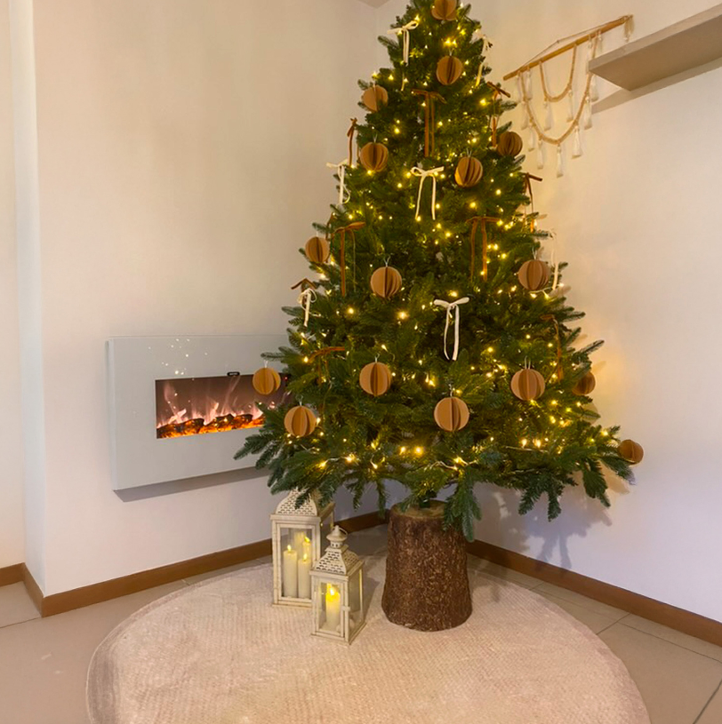 Lareira Elétrica Led MONTE 98cm Sined