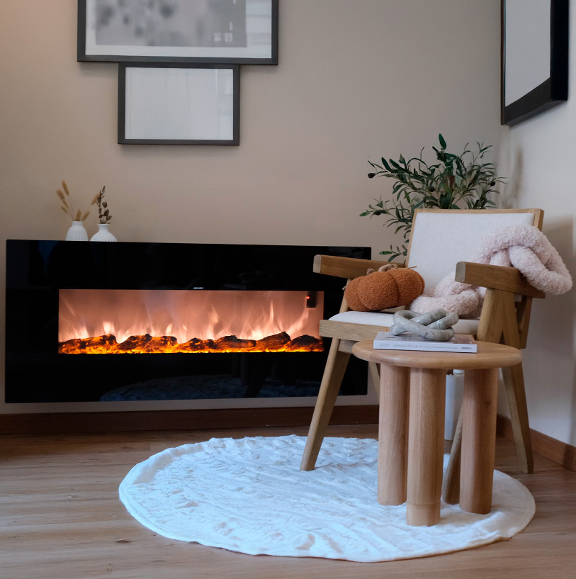 Lareira Elétrica Led STELVIO 128cm Sined