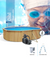 Piscina de aço aspeto madeira SwimPool