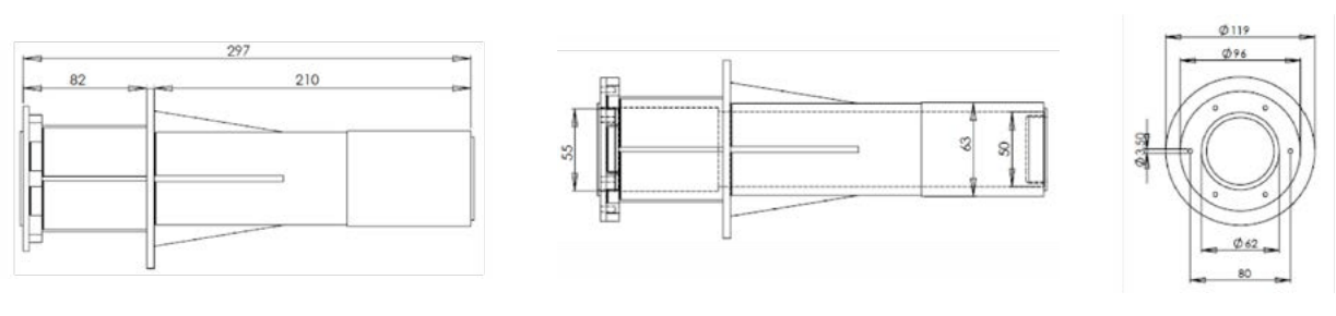 Passamuros roscar ABS - Liner - IOT-POOL