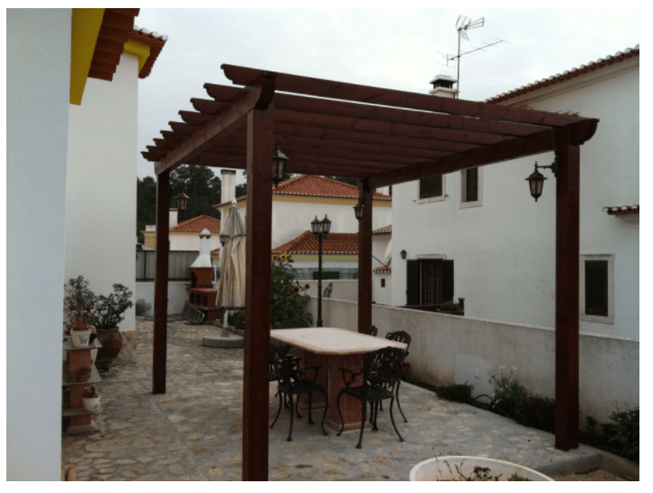 Pérgola de Madeira 400x250 cm - IOT-POOL