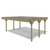 Pérgola de madeira sem cobertura 606 x 512 x 269 cm - IOT-POOL