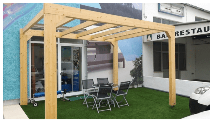 Pérgola sem Beirado 400x300 cm - IOT-POOL