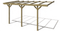 Pérgola Simples de madeira sem cobertura 300 x 524 x 258 cm - IOT-POOL
