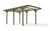 Pérgola Soft de madeira com cobertura 303 x 512 x 233 cm - IOT-POOL