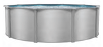 Piscina de Aço Galvanizado PACIFIC de superfície - Redonda e Oval - IOT-POOL