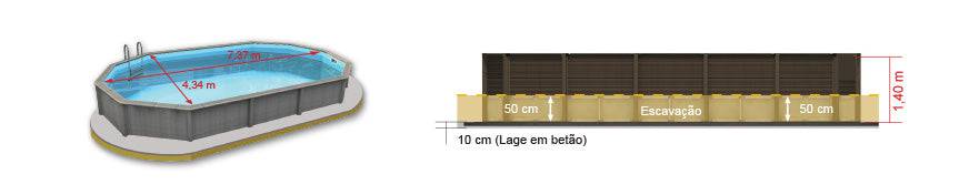 Piscina Decagonal Alongada 03 4,34 x 7,37m - Naturalis - IOT-POOL