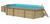 Piscina Elevada/Enterrada - Madeira (Oval) Capri - 7,57x 4,07 x 1,45m - IOT-POOL