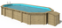 Piscina Elevada/Enterrada - Madeira (Oval) Zadar - 8,57 x 4,57 x 1,31m - IOT-POOL