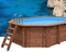 Piscina Elevada/Enterradas - Madeira (Oval) - COMINO 563x352x124cm (14,44m3) - IOT-POOL