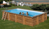 Piscina Elevada/Enterradas - Madeira (Rectangular) - IOT-POOL