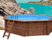 Piscina Elevada/Enterradas - Madeira (Redonda) - BERMUDA D560cm (20,07m3) - IOT-POOL