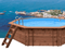 Piscina Elevada/Enterradas - Madeira (Redonda) - BIARRITZ D537cm (16,21m3) - IOT-POOL