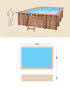 Piscina Madeira - SUMMER OASIS - 6,00X4,19X1,31 (MT) - IOT-POOL