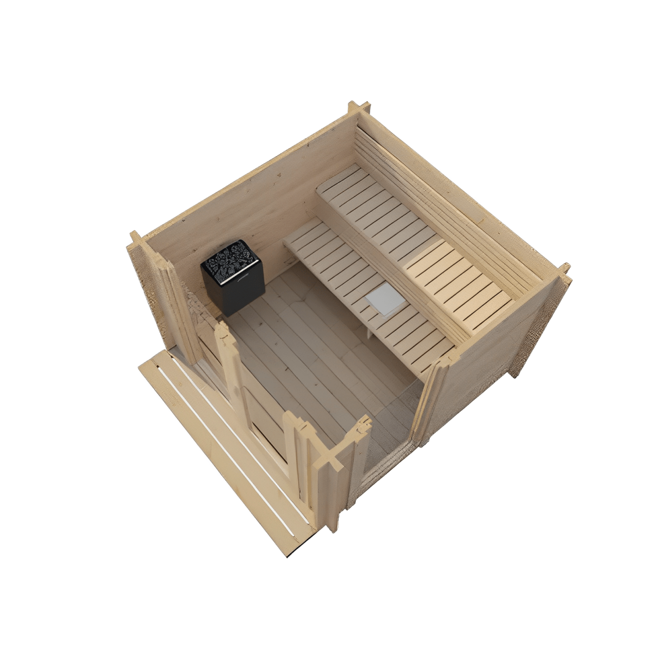 Sauna CUBE PANORAMA - IOT-POOL