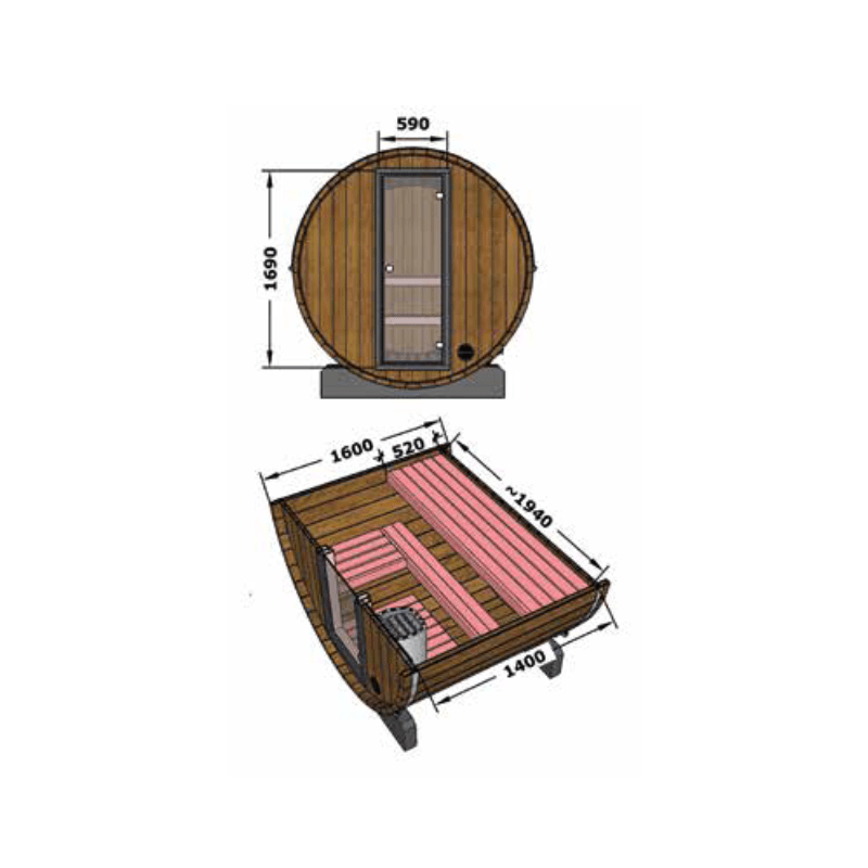 Sauna TERRACE - IOT-POOL
