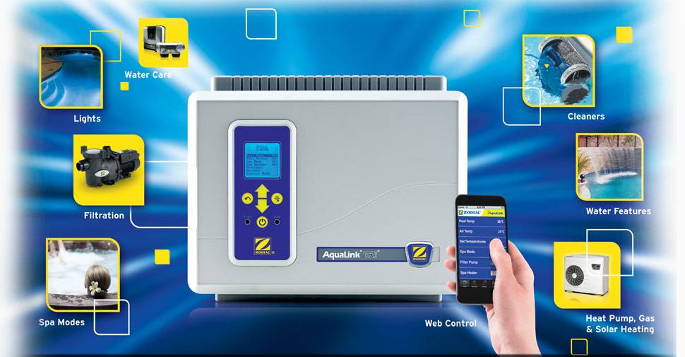 Sistema de automação Domótica  AQUALINK TRI - IOT-POOL