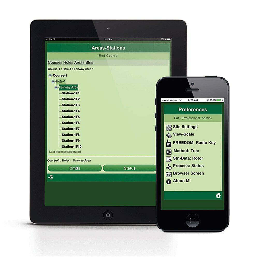 Système mobile de programmation de golf MI - RAIN BIRD