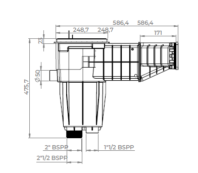 Skimmer Hayward Infinity - IOT-POOL