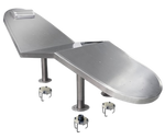 Espreguiçadeira de hidromassagem em aço Inox AQA 120.2/120.2L