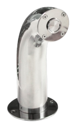 Botão piezoelétrico com suporte Inox AQA 133/133A/133LED