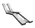 Espreguiçadeira de hidromassagem em aço Inox AQA 120.4/120.4L