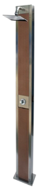 Chuveiro em aço Inox AQA 87M