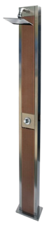 Chuveiro em aço Inox AQA 87M