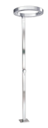 Chuveiro em aço Inox AQA 89C
