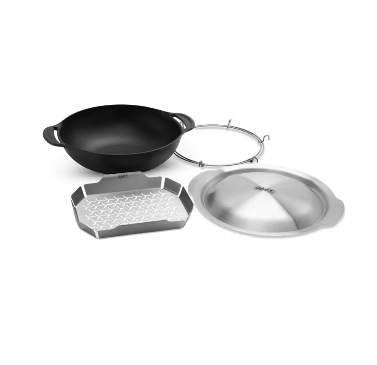 Wok com acessório para vapor WEBER CRAFTED