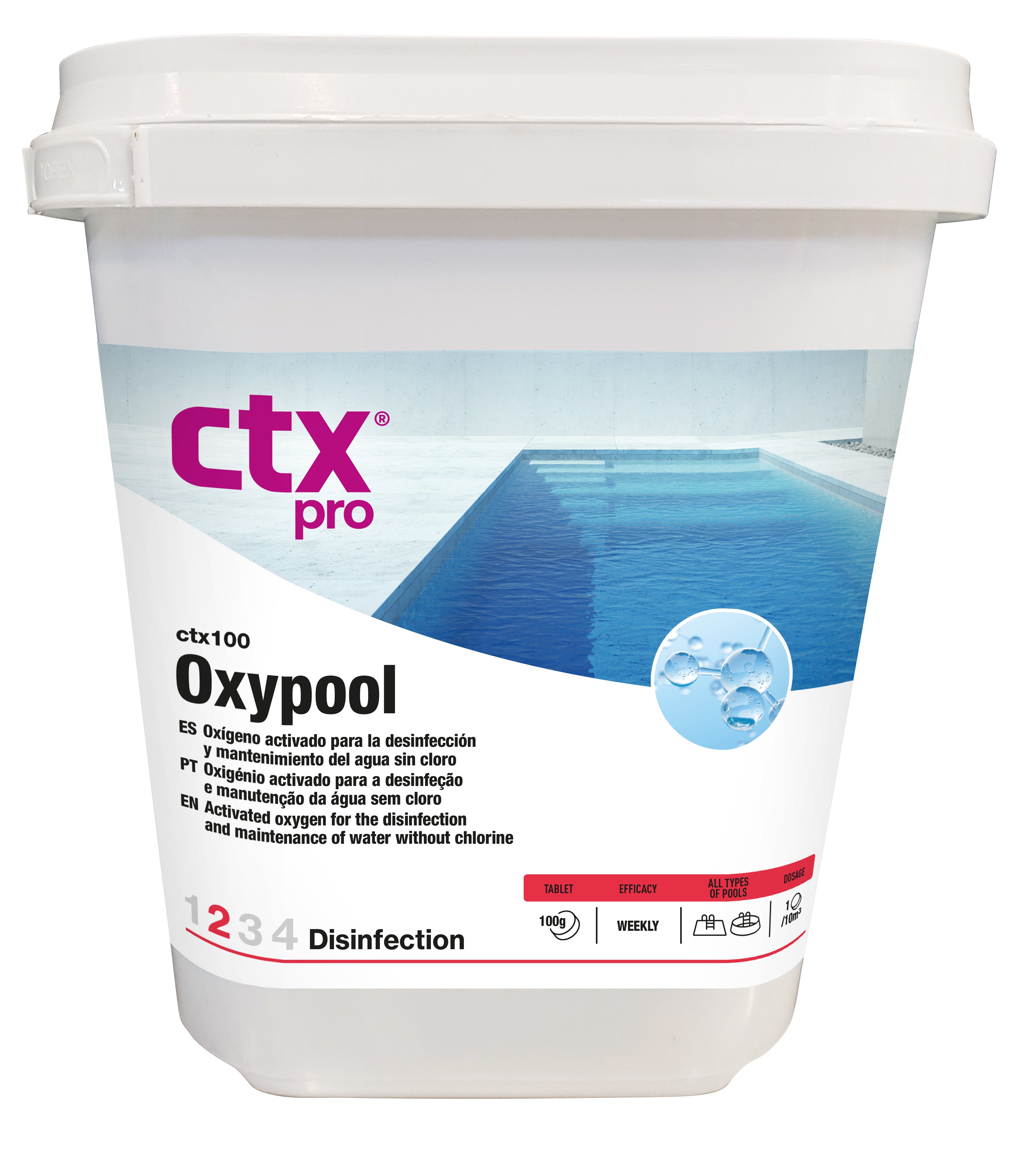 CTX-100 Oxygen Tablets 100Gr - 6Kg Titolo predefinito