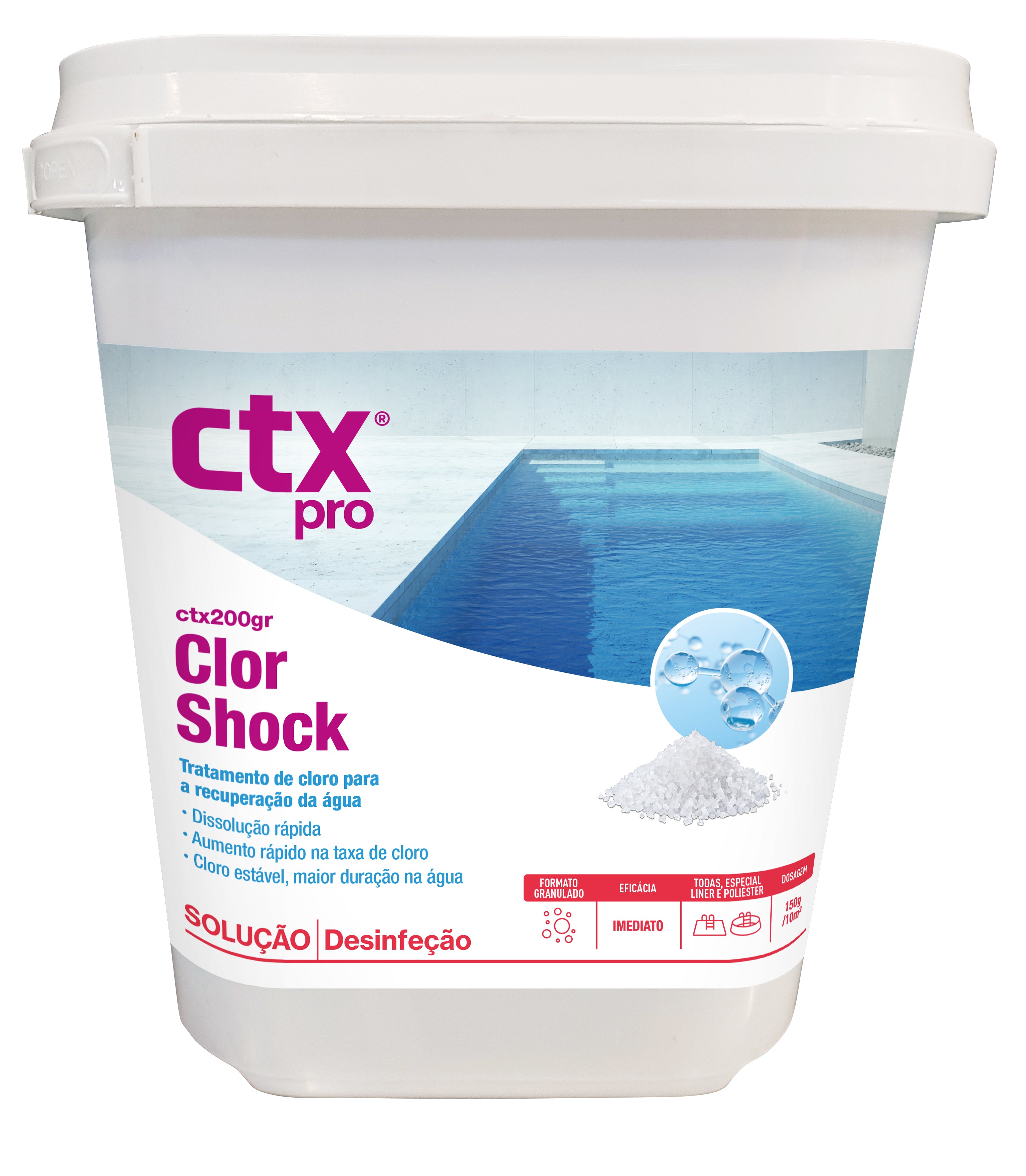 CTX-200 / GR ClorShock dicloruro granulado 55%