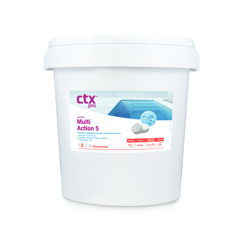 Produits chimiques pour piscines: CTX-393sb MultiAction 10 tablets 250g