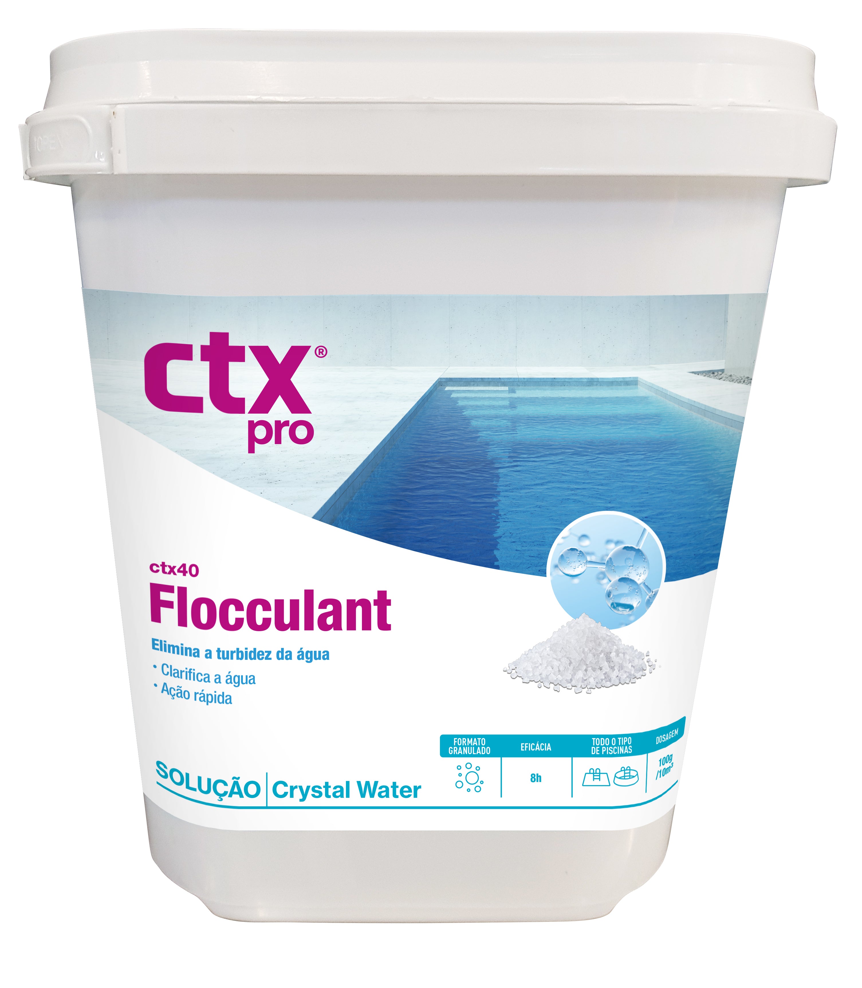 Flocculante granulato CTX-40 - Titolo predefinito da 5 kg