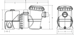 Bomba filtração Silensor Pro VSD . 18m3/h - IOT POOL