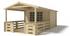 La Plagne Garden Shelter with porch option 300 x 300 x 237 cm